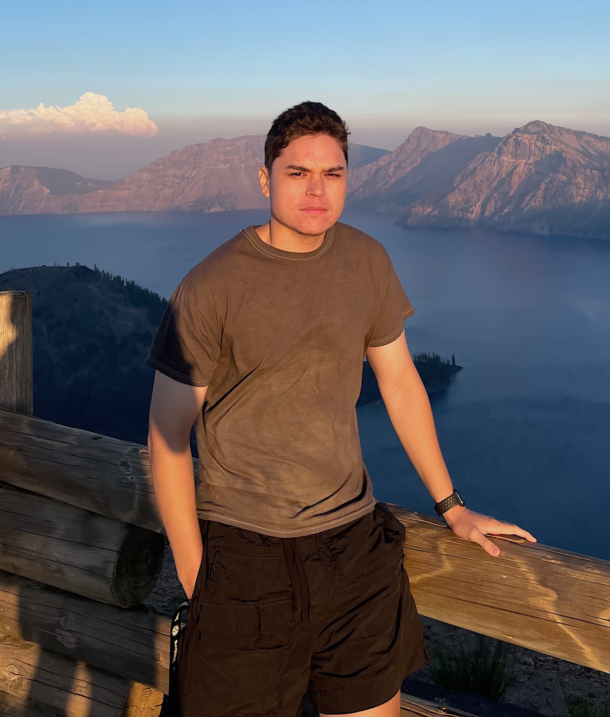 A picture of gabriel standing